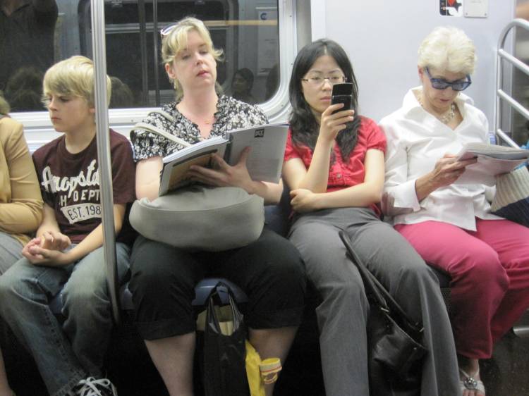 NYC MTA subway New York City ignoring people