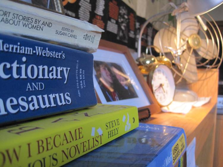 my desk antique fan how i became a famous novelist merriam-webster's