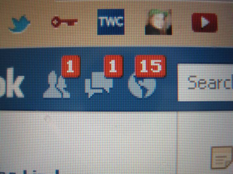 Facebook notifications