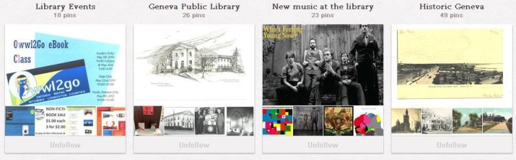 Geneva Public Library Pinterest Boards